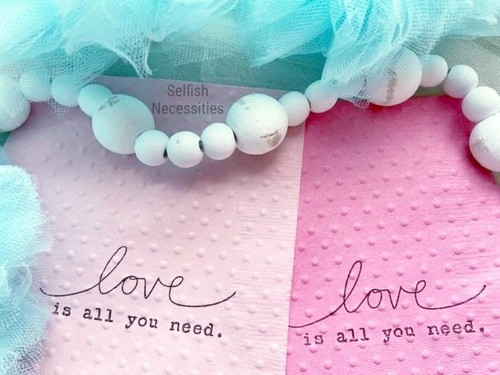Love is All You Need Bridal Shower Paper Napkins - Beatles Wedding Decor - Picture 5 of 10