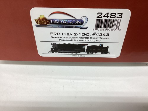 Broadway Limited Paragon 2 #2483 HO scale "PRR” 11SA 2-10-0 Rd. #4243 - Picture 2 of 2