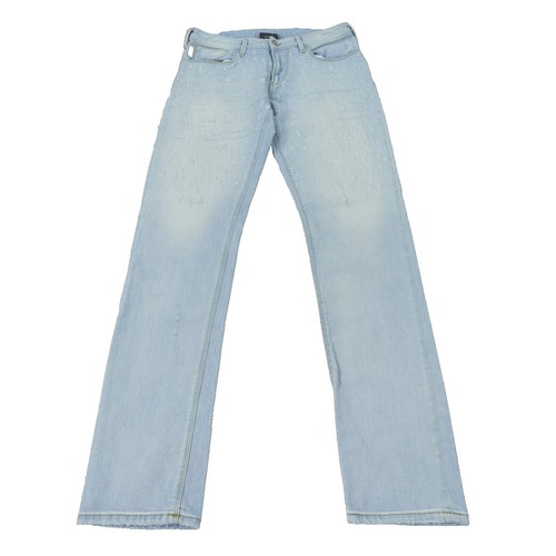 パンツ EMPORIO ARMANI eagle logo denims Vtg Emporio Armani Jeans Linen Inside Rhinestone Eagle Logo Blue
