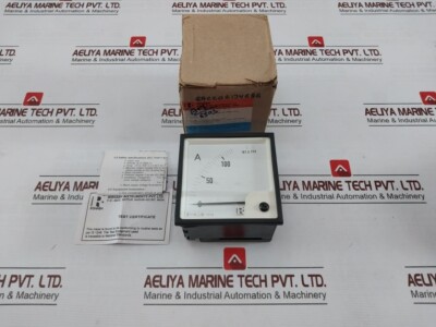 Rishabh EQ96 AC Amperemeter 125/5A S8E 009720 Q 2097 E236986 600V