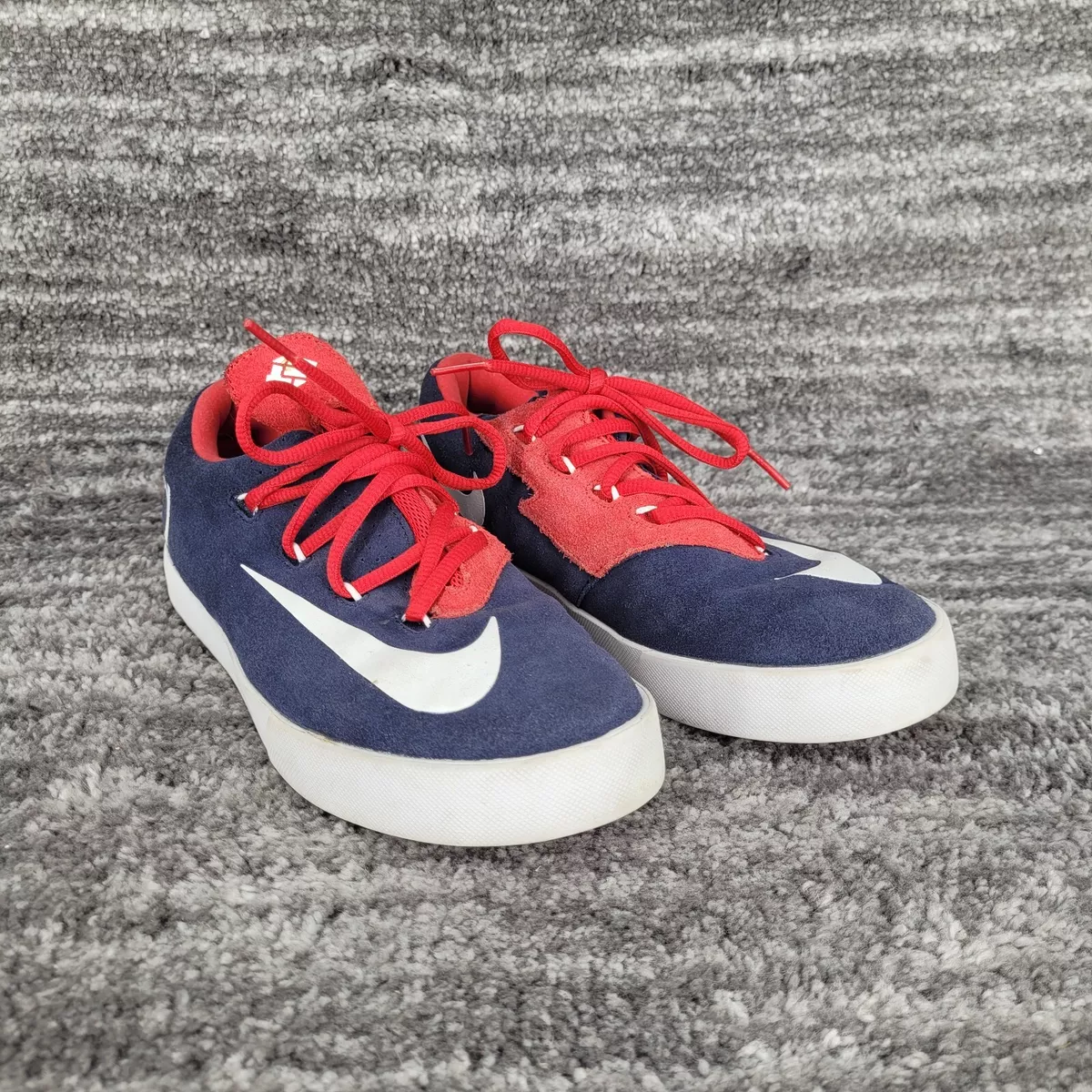 Nike Boys KD Vulc 642085 401 Blue Basketball Shoes Sneakers Sz 7Y Women s Sz 9