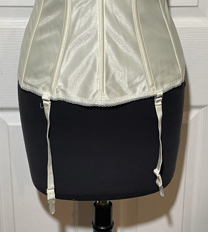 Sutiã Va Bien #513 Feminino Long Line Bustier Conversível CREME 38DD NOVO COM ETIQUETAS - Imagem 3 de 4