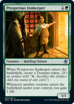 1x Prosperous Innkeeper - Foil NM-Mint, English Adventures in the Forgotten Real