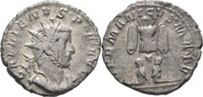 ROMAN IMPERIAL PERIOD Gallienus Antoninian, 20mm / 2.8g Coin Genuine #DK285
