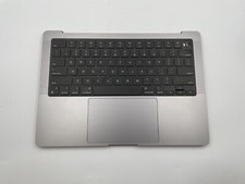 Genuine Apple MacBook Pro 14" M1 Pro 2021 A2442 Keyboard Palmrest Top Case Cover