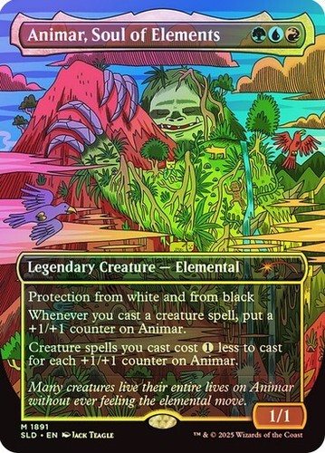 MTG - Animar, Soul of Elements - Foil - Secret Lair - Magic the Gathering