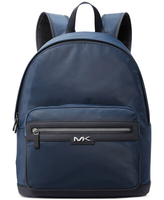 MICHAEL KORS ネイビー リュック Michael Kors Men's Malone Adjustable Solid Nylon Backpack - Navy