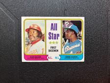 1974 Topps - All Star First Basemen Hank Aaron, Dick Allen #332 - VG
