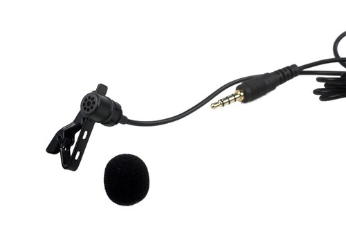 Omni-directional Lavalier Microphone with Metal Clip 3.5mm to 6.5mm Adapter - Picture 9 of 9
