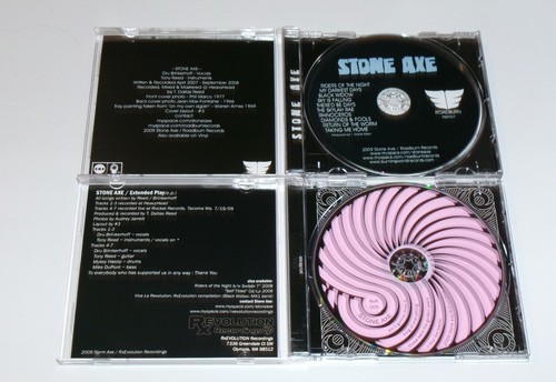 Stone Axe 2 CD Lot Hard Rock Like New Condition S/T Stone Axe & Extended Play - Picture 6 of 9