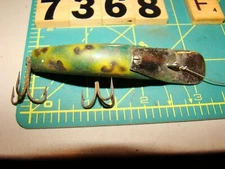 V7368 F KAUTZKY DEEP LAZY IKE METAL LIP WOODEN FISHING LURE