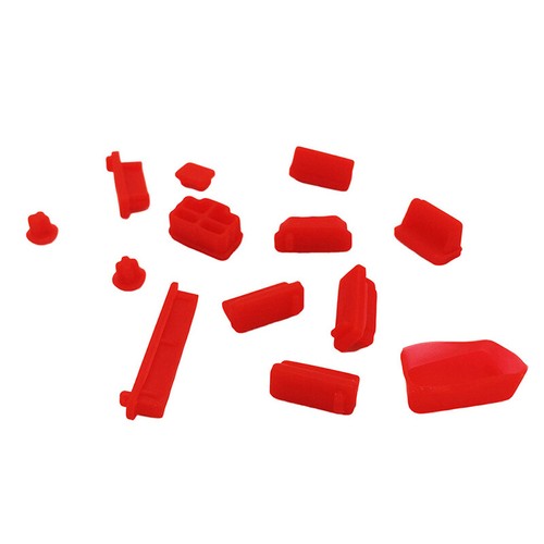 16pcs/set Notebook Colorful Anti Dust Plug Laptop Silicone Cover Stopper Lapt-7H - Afbeelding 6 van 14