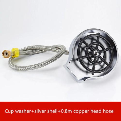 Kitchen Automatic Faucet Bottle Cup Washer Bar Sink Glass Rinser Cleaner Tool - Picture 15 of 20