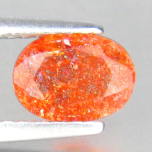 0,82 quilates PIEDRA PRECIOSA DE SOL NARANJA CONFETI SIN CALENTAR - Imagen 1 de 6