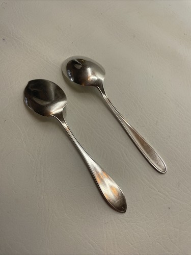 Gemeinschaftsplatte Grosvenor Silberplatte runde Suppe und Gelee Löffel schönes Monogramm - Bild 2 von 12