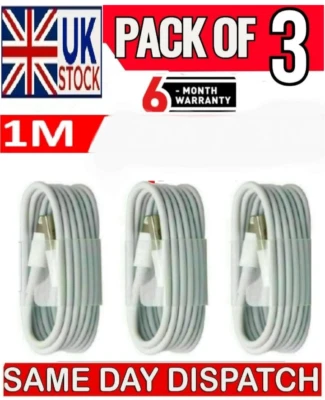 iPhone Charger Fast Cable For Apple USB Lead 5 6 7 8 X XS XR SE 11 12 Pro +
