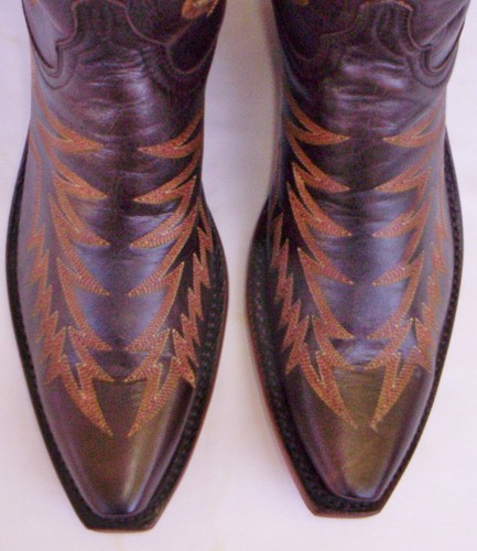 Lucchese, Brown Vero Goat Pricilla Tall Boot, Style# GY4580, Size (7 B) - Picture 6 of 8
