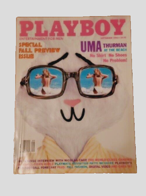 Playboy Uma Thurman Magazine September 1996 Special Fall Preview