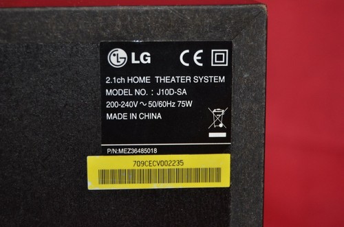 SUBWOOFER LG J10D-SA 2.1 HOME THEATER SYSTEM - Bild 7 von 7