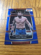 2022 panini select concourse blue Paul Craig RC #99 UFC Light Heavyweight 
