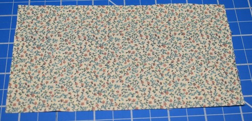 Tessuto 36 - 3,5" x 6,5" rettangolare taglio rotante 100% cotone tradizionale blu floreale - Foto 4 di 13
