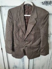 Vintage Halston Wool 2 Button Blazer Union-Made in USA