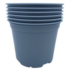 Bramley & Sage 19cm 3 Litre Grey Plastic Plant Pots Seedlings (Set of 20)