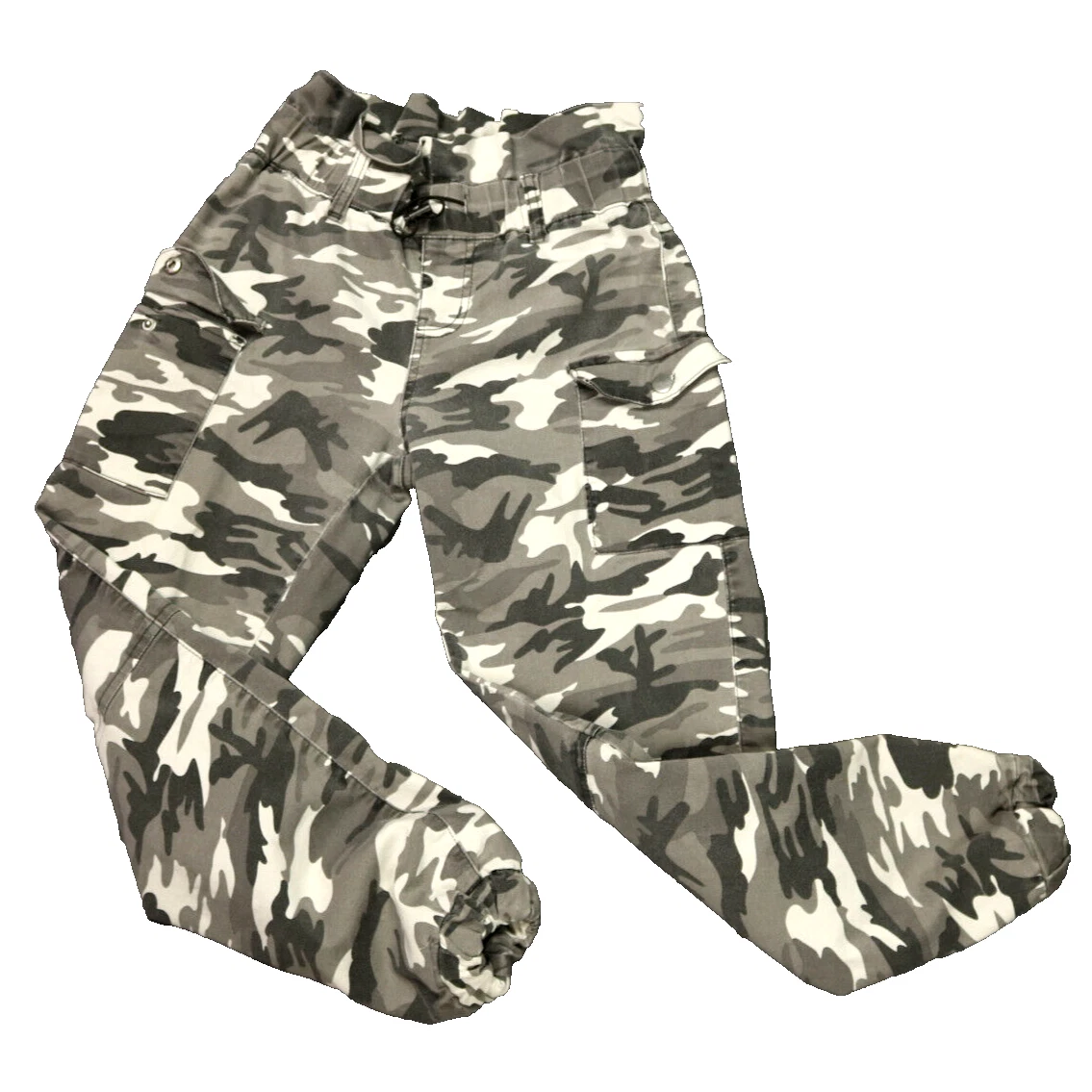 Camo pants hotsell with elastic cuffs