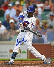 ARISMENDY ALCANTARA CHICAGO CUBS SIGNED AUTO 8x10 PHOTO W/COA HITTING