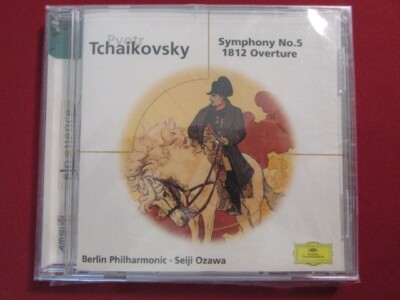 TCHAIKOVSKY SYMPHONY No. 5 1812 OVERTURE BERLIN PHILHARMONIC SEIJI OZAWA NEW CD