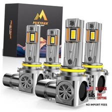 Upgraded 9005/HB3 9006/HB4 Light Bulbs, 36000LM 600 Super Bright Fog 9005 9006