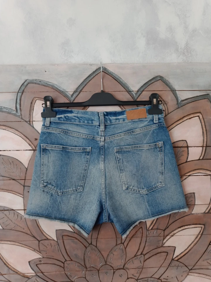 Short Jean Femme, Bonobo, Bleu, Taille 36 - Photo 4/4
