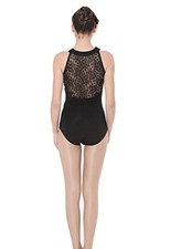 Women's Halter Neck Spandex Ballet Dance Leotard Lace X-Small