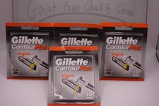 Gillette Contour Plus Pack of 40 Refill Blade Cartridges (Same as Atra Plus)