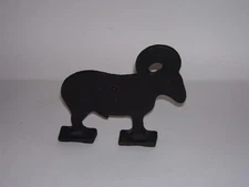 Vintage Cast Iron NRA Ram Shooting Target