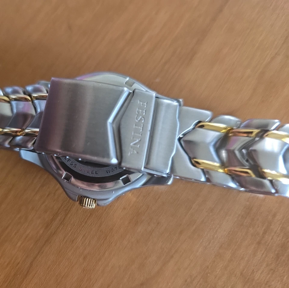 Relógio Festina - Quartzo - #9816 - Resistente à água 10ATM - Todo em aço inoxidável - Imagem 3 de 4