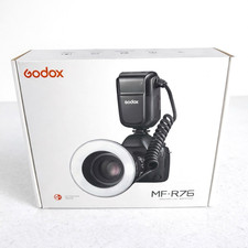 Godox MF-R76 Macro LED Ring Flash Speedlite Dual-Flash Tubes for DSLR Camera 76W