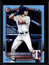 2025 Bowman Draft #BD-15 Gavin Fien Sky Blue Border #/499