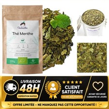 Chabiothé Thé Vert Menthe Poivrée BIO 200g Feuilles en Vrac France