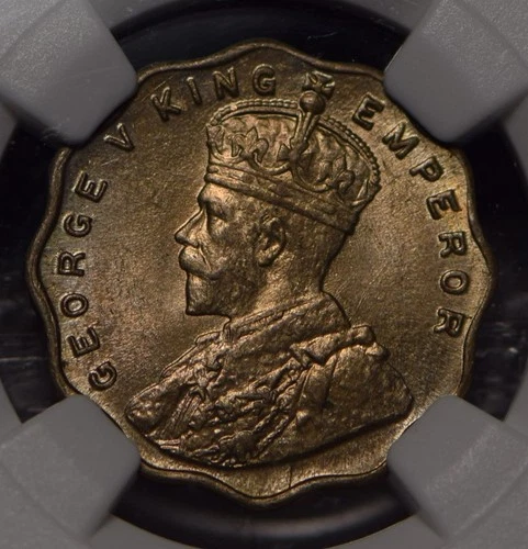 British India 1919 Anna NGC MS62 NG0916 combine shipping