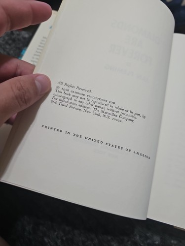 James Bond Diamonds are Forever Hardcover Buch Club Edition Ian Fleming Vintage - Bild 5 von 8