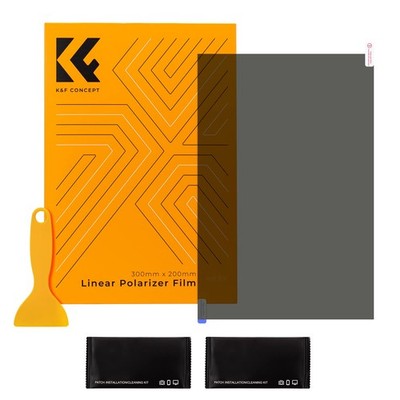 K&F CONCEPT Linear Polarizing Film 7.87x11.81 inches A4 Polarized 1 PCS 