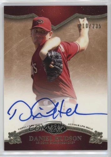 2012 Topps Tier One On the Rise Auto /235 Daniel Hudson #OR-DHU Auto