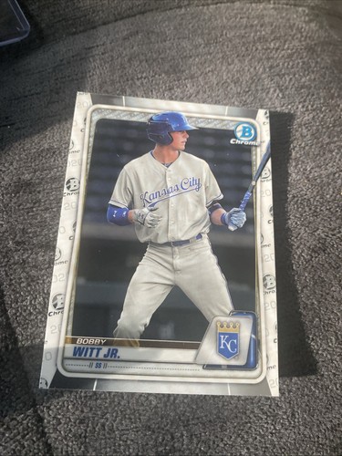 BOBBY WITT JR 2020 BOWMAN CHROME BASE RC #BCP-160 KANSAS CITY ROYALS SPRC