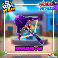🔥Murder Mystery 2 (MM2) | EmberBow Godly BRAND NEW | FAST & CHEAP📦