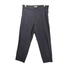 Babaton Conan Gray Elastic Waist Cropped Trousers 6 Officecore Quiet Luxury