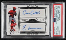 2022 Leaf Trinity Dual Silver Foil /49 Cam Collier Elly De La Cruz PSA 10 Auto