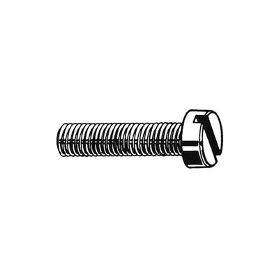 GRAINGER APPROVED U51120.008.0012 MS,#2-56,Plain,1/8''L,100PK 1ZU15