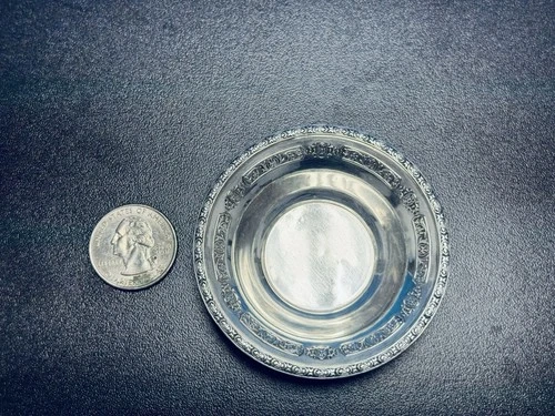 Sterling Silver 2⅝" Butter Pat or Caviar Nut Dish Webster Co. - Reed & Barton