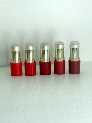 Set of 5 - Clarins Joli Rouge Brilliant & Velvet Lipstick - 0.12 Oz NWOB